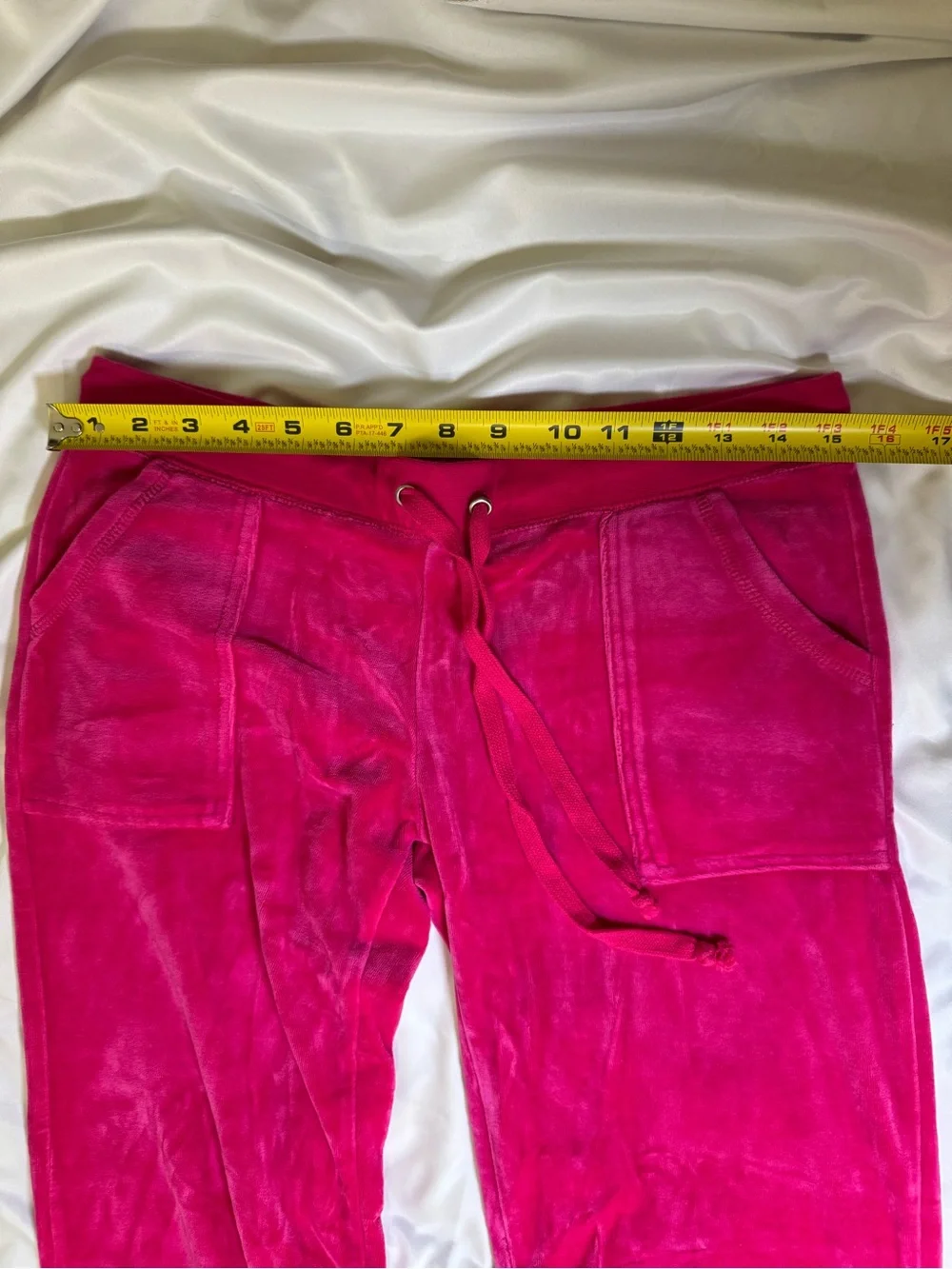Ambiance Apparel Pink Velour Drawstring Lounge Pants, Large